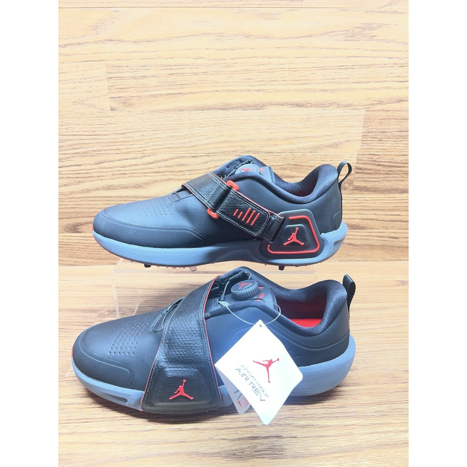 Air Jordan Air Rev Bred Fv6338-001 Golf Shoes Men's Sz 9 New Without Box Boa